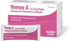 Vomex A 12.5 mg Kinder Lösung zum Einnehmen 12 Beutel