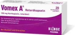 Vomex A Retardkapseln 20 Stück