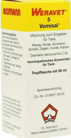 Vomisal 5 vet. 50 ml Tropfen