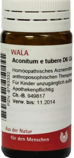 Wala Aconitum E Tubere D6 20 G Globuli