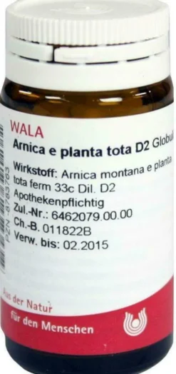 Wala Arnica E Planta Tota D2 20 G Globuli