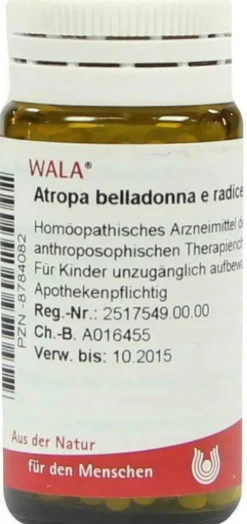 Wala Atropa Belladonna E Radice D6 20 G Globuli