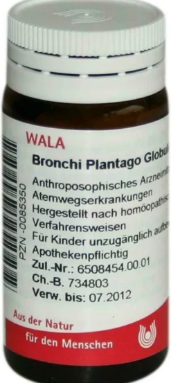 Wala Bronchi Plantago Velati 20 G Globuli