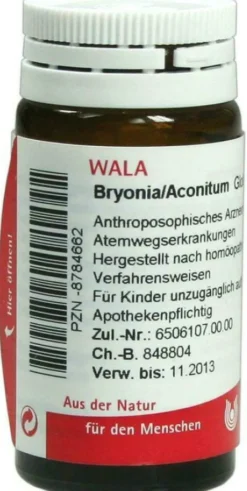 Wala Bryonia Aconitum 20 G Globuli
