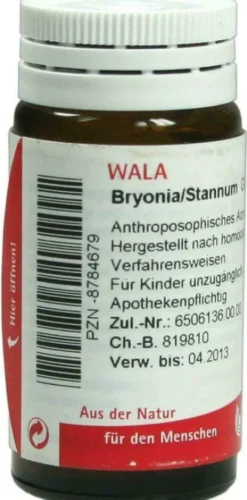 Wala Bryonia Stannum 20 G Globuli