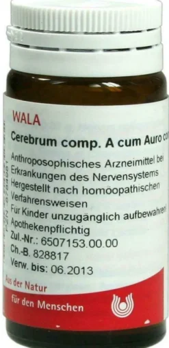 Wala Cerebrum Comp. A Cum Auro Comp. 20 G Globuli