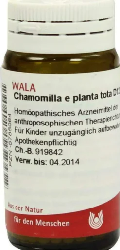 Wala Chamomilla E Planta Tota D12 20 G Globuli