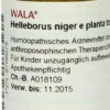 Wala Helleborus Niger E Planta Tota D6 20 G Globuli