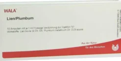 Wala Lien Plumbum 10 X 1 ml Ampullen