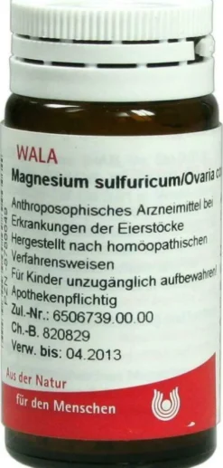 Wala Magnesium Sulfuricum Ovaria Comp. 20 G Globuli