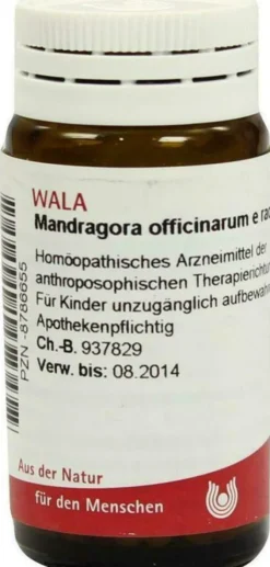 Wala Mandragora Officinarium E Radice D4 20 G Globuli
