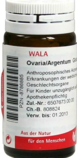 Wala Ovaria Argentum 20 G Globuli