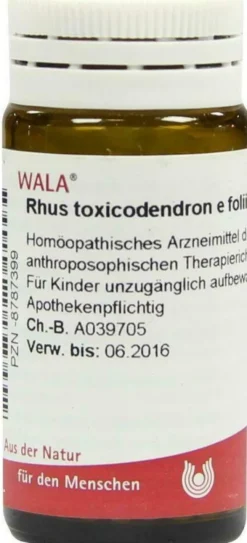 Wala Rhus Toxicondendron E Foliis D30 20 G Globuli