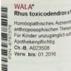 Wala Rhus Toxicondendron E Foliis D6 20 G Globuli