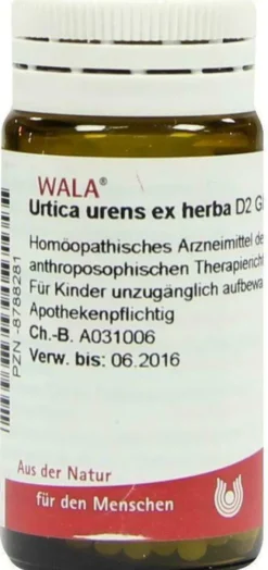 Wala Urtica Urens Ex Herba D2 20 G Globuli