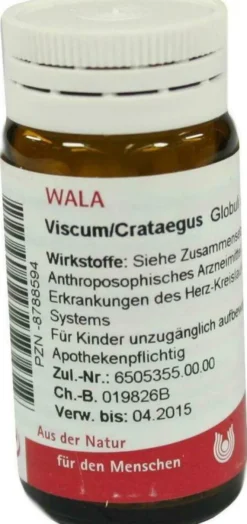 Wala Viscum Crataegus 20 G Globuli