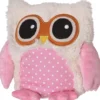 Warmies Pop Eule Beige-Rosa