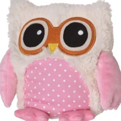Warmies Pop Eule Beige-Rosa