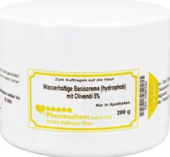 Wasserhaltige Basiscreme Mit 5% Olivenöl 200 G Salbe
