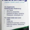 Wc Papiersitze - Hygiene Für Unterwegs 10 Stück