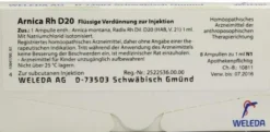 Weleda Arnica Rh D 20 8 X 1 ml Ampullen