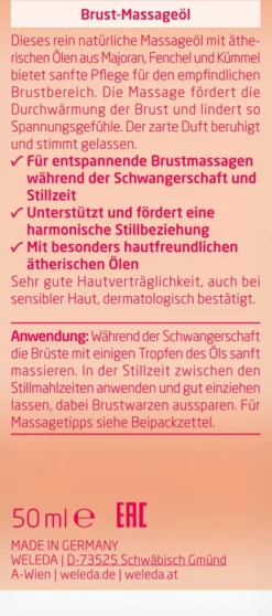 Weleda Brust-Massageöl 50 ml