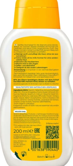 Weleda Calendula Schlaf Gut Bad