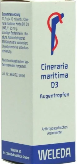 Weleda Cineraria Maritima D3 10 ml Augentropfen