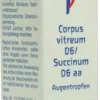 Weleda Corpus Vitreum D6 Succinum D6 Aa 10 ml Augentropfen