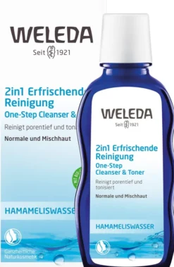 Weleda Erfrischende 2in1 Reinigung 100 ml Milch