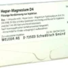 Weleda Hepar-Magnesium D4 8 Ampullen
