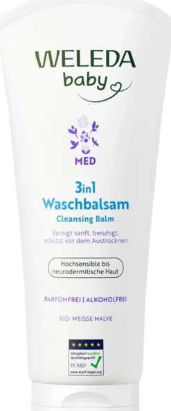 Weleda 3 in 1 Waschbalsam weiße Malve 200 ml
