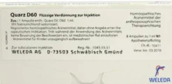 Weleda Quarz D60 8 X 1 ml Ampullen