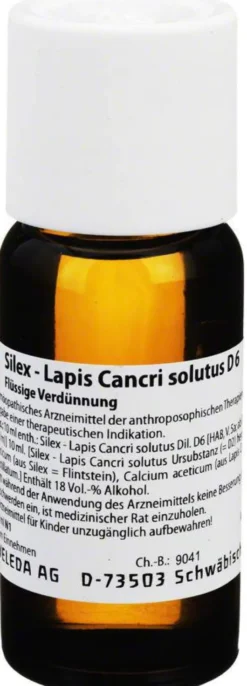 Weleda Silex Lapis Cancri Solutus D6 50 ml Dilution