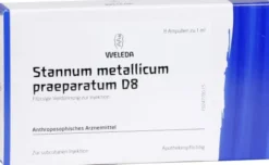 Weleda Stannum Metallicum Praeparatum D8 8 X 1 ml Ampullen