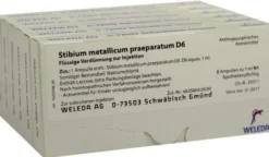 Weleda Stibium Met. Praeparatum D6 48 X 1 ml Ampullen
