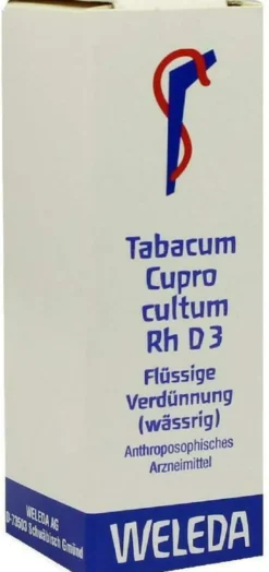 Weleda Tabacum Cupro Cultum Rh D3 20 ml Dilution