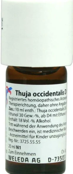 Weleda Thuja Occidentalis D6 Dilution 20 ml
