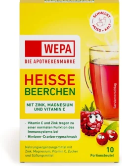 WEPA Heisse Beerchen + Vitamin C + Zink + Magnesium 10 X 10 G...