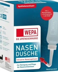 WEPA Nasendusche Inklusive 10 X 2,95 G Nasenspülsalz
