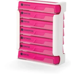WEPA 7 Tage Compact Wochenmagazin weiß-pink
