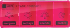 WEPA 7 Tage Compact Wochenmagazin weiß-pink