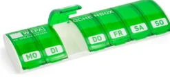 WEPA 1x7 Wochenbox Grün + UV-Schutz