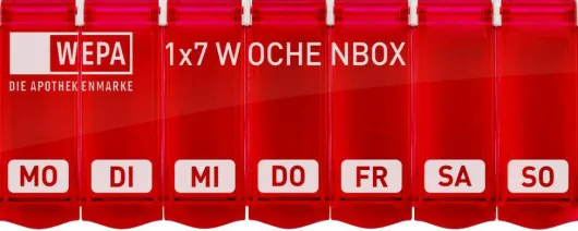 WEPA 1x7 Wochenbox Pink+ UV-Schutz
