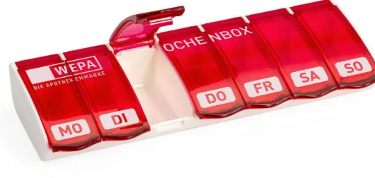 WEPA 1x7 Wochenbox Pink+ UV-Schutz