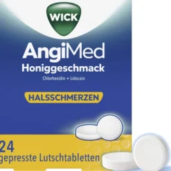 WICK AngiMed Honiggeschmack 24 Lutschtabletten