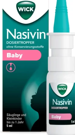 WICK Nasivin Dosiertropfer Baby ohne Konservierungsstoffe 5 ml