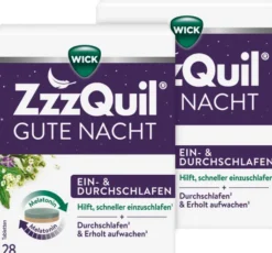Wick ZzzQuil Gute Nacht Ein- und Durchschlafen 2 x 28 Tabletten
