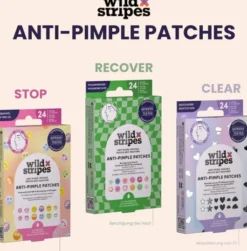 Wild Stripes Anti-Pickel Patches Groovy Recover 24 Pflaster