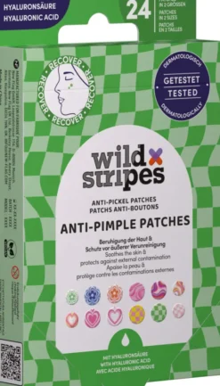 Wild Stripes Anti-Pickel Patches Groovy Recover 24 Pflaster